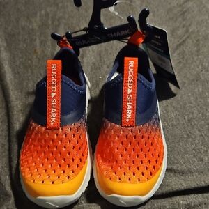 NWT Orange and Blue Water Shoes with Breathable Mesh